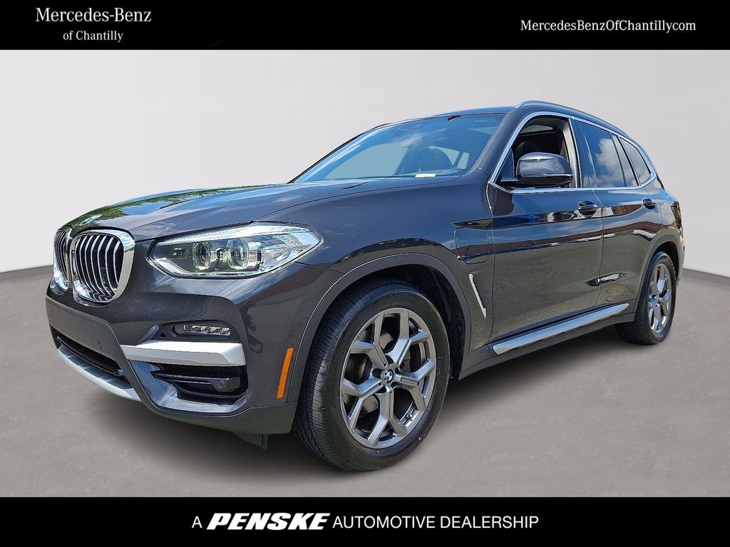 Gray (Dark Graphite) 2020 BMW X3 SUV / Crossover All-Wheel Drive 8-Speed Automatic