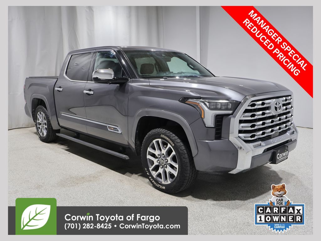 Magnetic Gray Metallic 2022 Toyota Tundra Pickup Truck Four-Wheel Drive Automatic