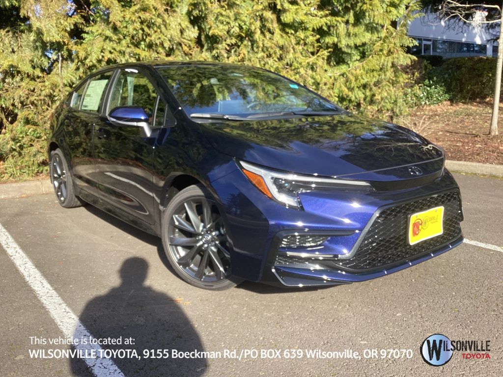 Blueprint 2026 Toyota Corolla SE FWD Sedan Front-Wheel Drive Continuously Variable Transmission