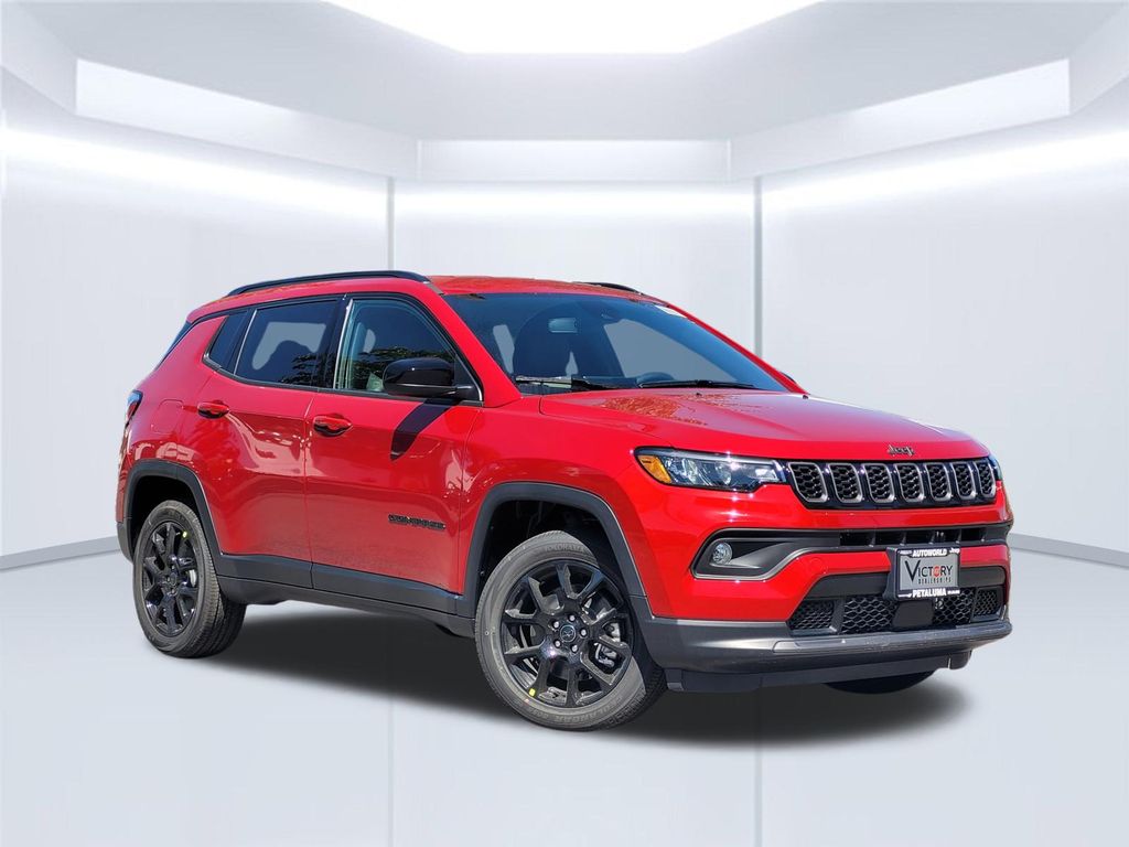 Red 2026 Jeep Compass SUV / Crossover Four-Wheel Drive 8-Speed Automatic