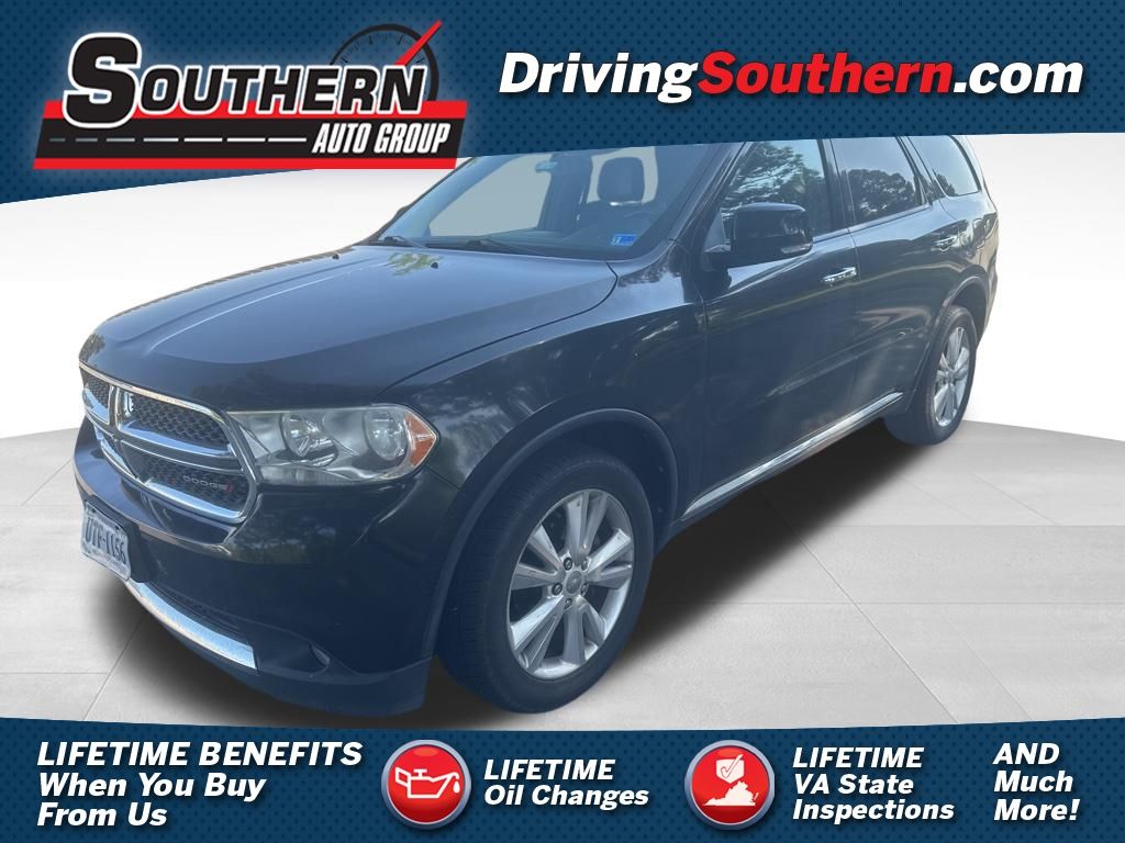 Brilliant Black Crystal Pearlcoat 2013 Dodge Durango Crew AWD SUV / Crossover All-Wheel Drive 5-Speed Automatic