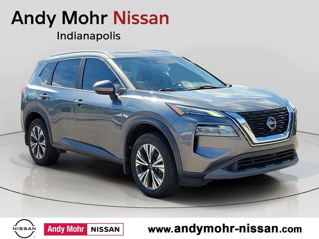 Gray (Gun Metallic) 2023 Nissan Rogue SUV / Crossover Front-Wheel Drive Continuously Variable Transmission