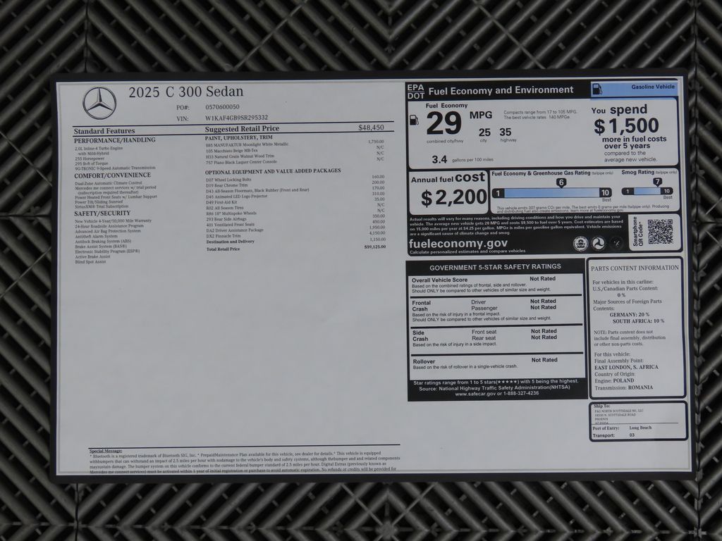 Thumbnail: 2025 Mercedes-Benz C-Class - 9