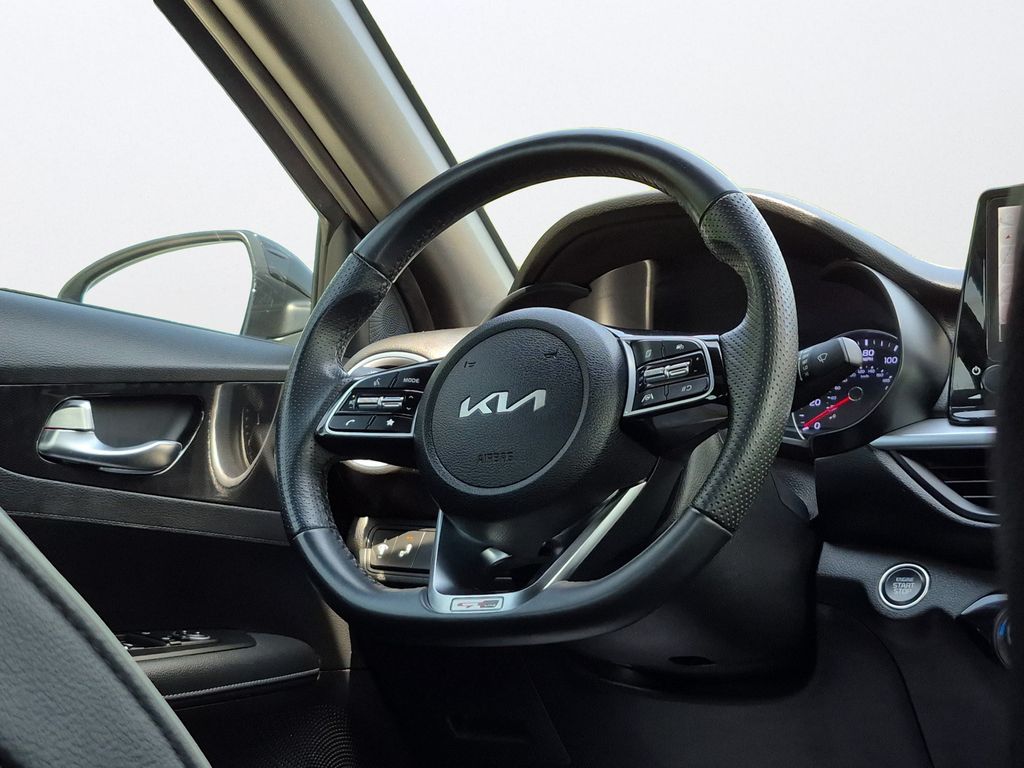 2023 Kia Forte GT-Line White at North Houston Mitsubishi