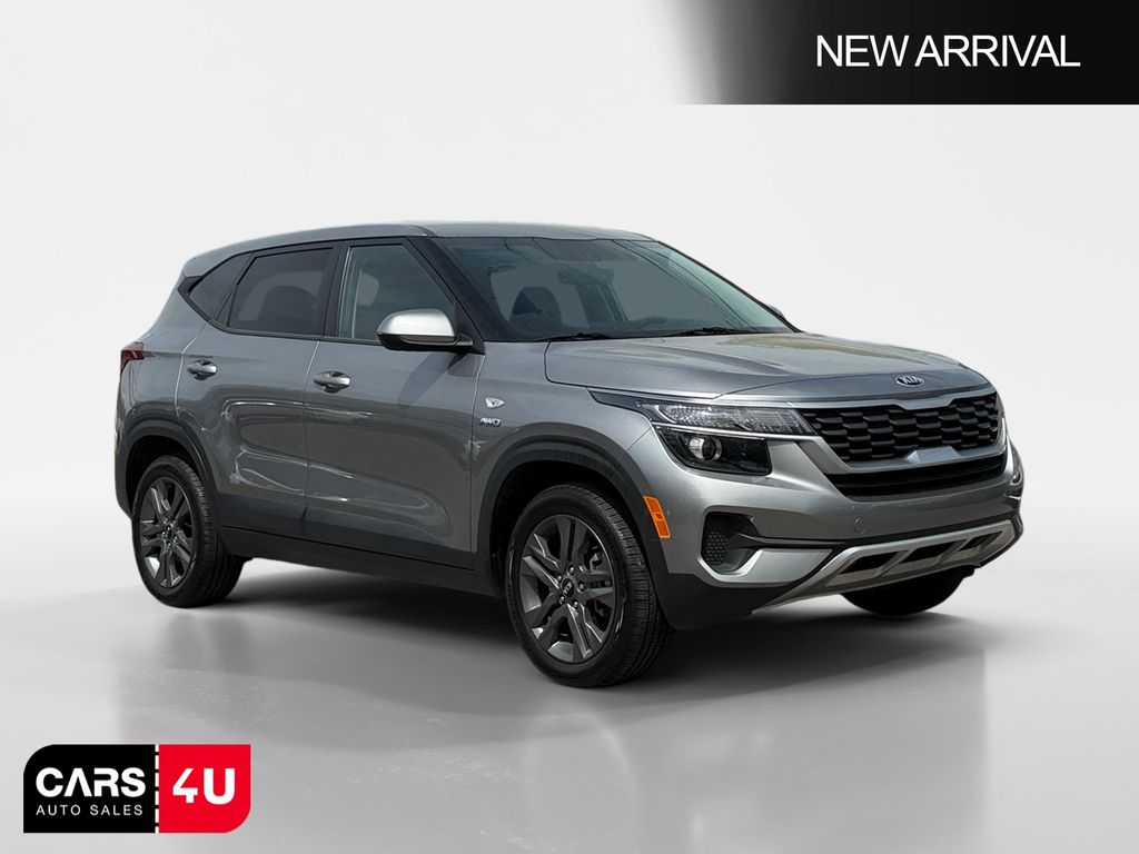 Steel Gray 2021 Kia Seltos LX AWD SUV / Crossover All-Wheel Drive Continuously Variable Transmission