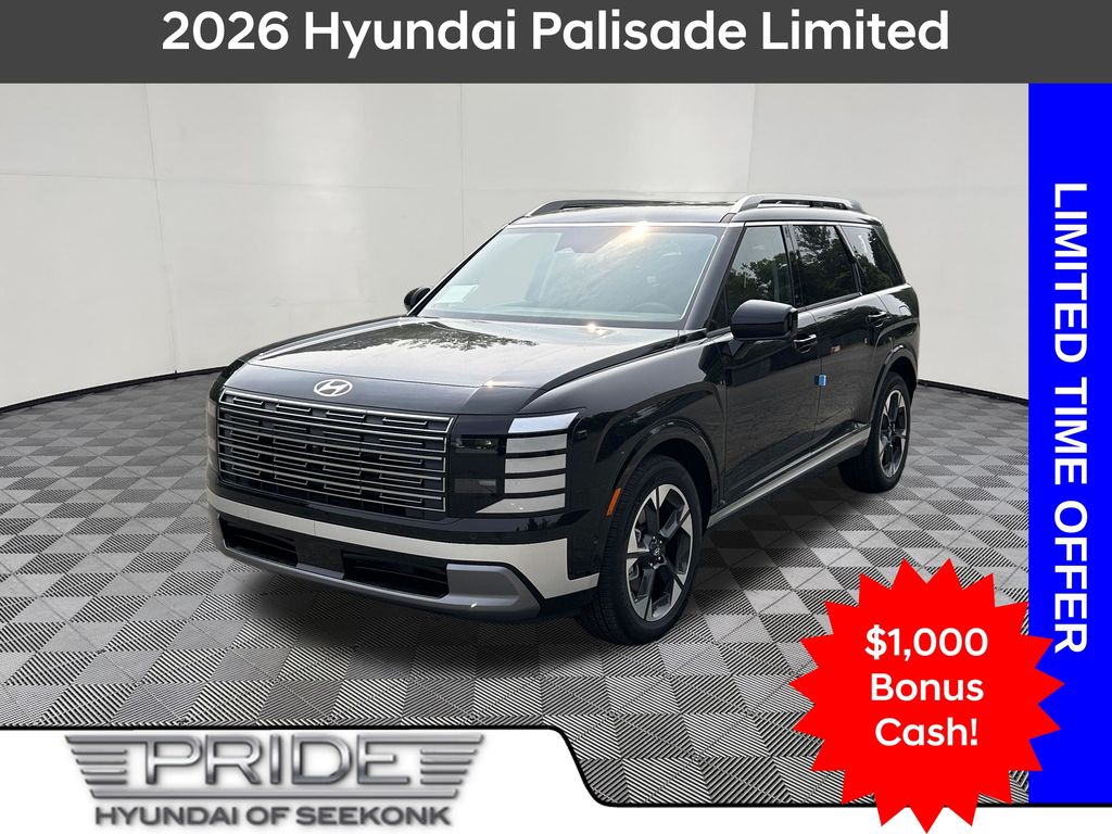 Abyss Black Pearl 2026 Hyundai Palisade Limited AWD SUV / Crossover All-Wheel Drive 8-Speed Automatic