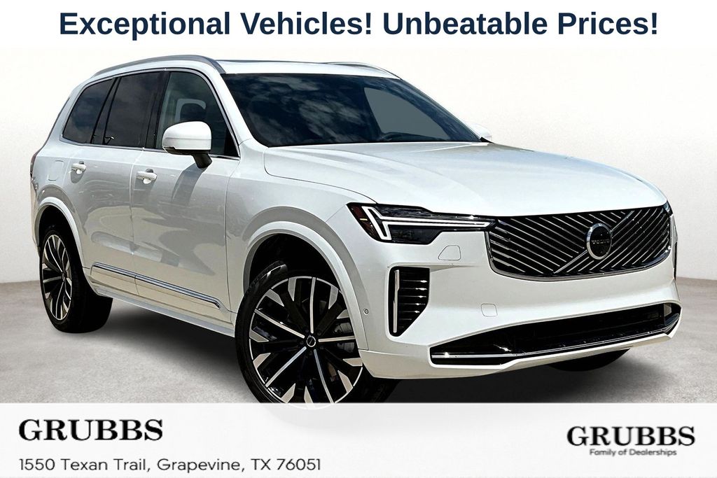 Crystal White Pearl 2026 Volvo XC90 B6 Plus 7-Passenger AWD SUV / Crossover All-Wheel Drive Automatic