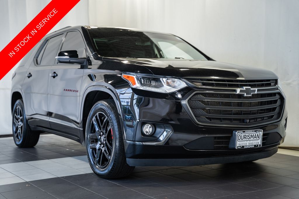 Mosaic Black Metallic 2021 Chevrolet Traverse Premier AWD SUV / Crossover Four-Wheel Drive 9-Speed Automatic
