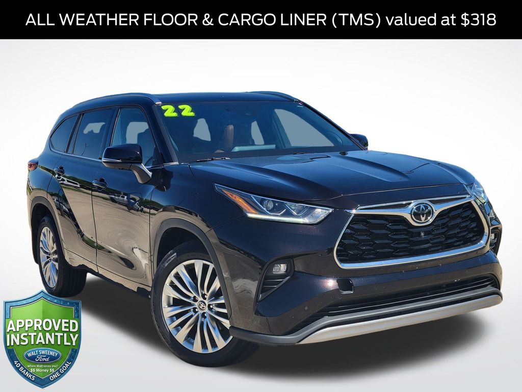 Opulent Amber 2022 Toyota Highlander SUV / Crossover All-Wheel Drive 8-Speed Automatic
