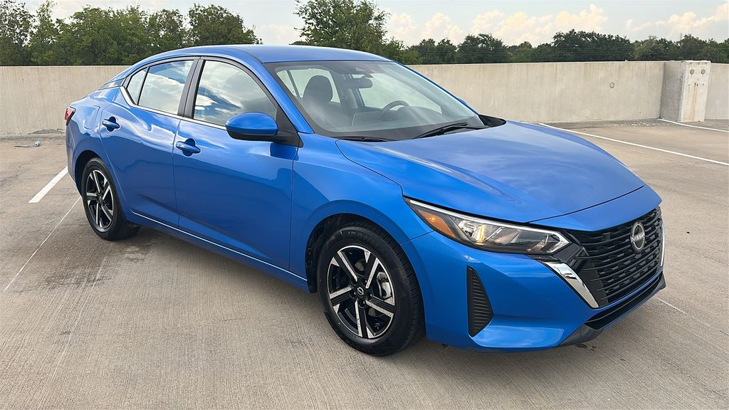 2025 Nissan Sentra SV Blue at South Houston Nissan