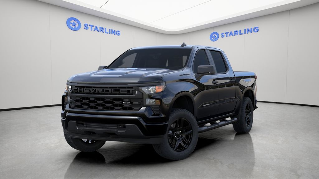 Black 2026 Chevrolet Silverado 1500 Pickup Truck 4X2 8-Speed Automatic