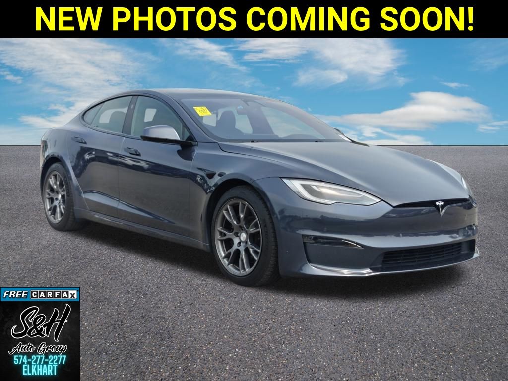Midnight Silver Metallic 2022 Tesla Model S Sedan All-Wheel Drive 1-Speed Automatic
