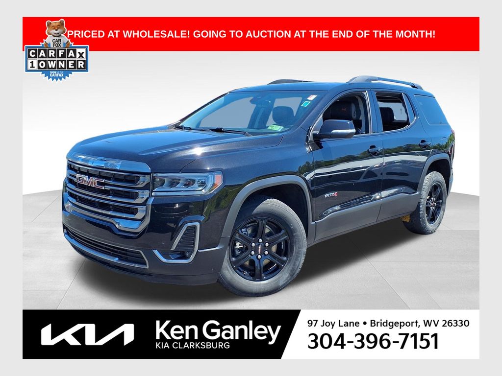 Black (Ebony Twilight Metallic) 2021 GMC Acadia SUV / Crossover Four-Wheel Drive 9-Speed Automatic
