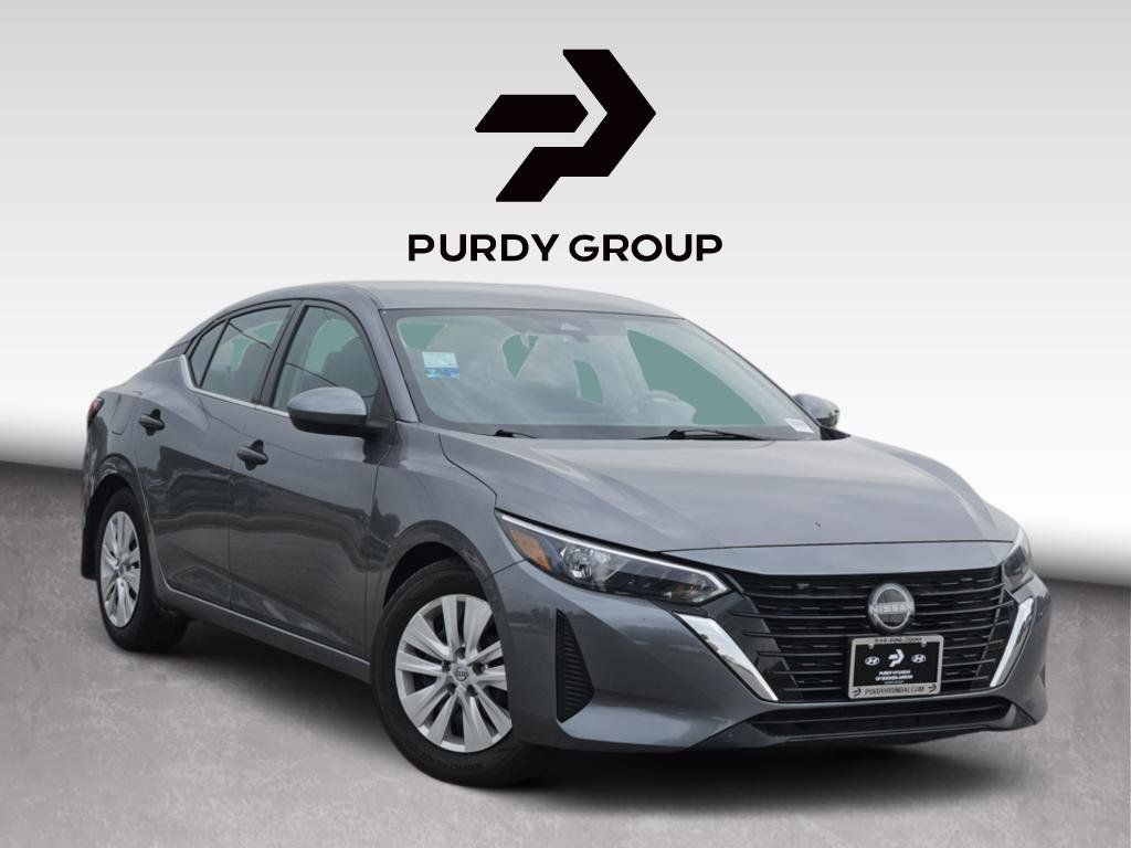 Gray (Gun Metallic) 2024 Nissan Sentra S FWD Sedan Front-Wheel Drive Continuously Variable Transmission