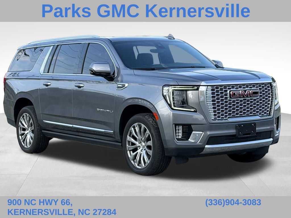Gray (Steel Metallic) 2022 GMC Yukon XL SUV / Crossover Four-Wheel Drive 