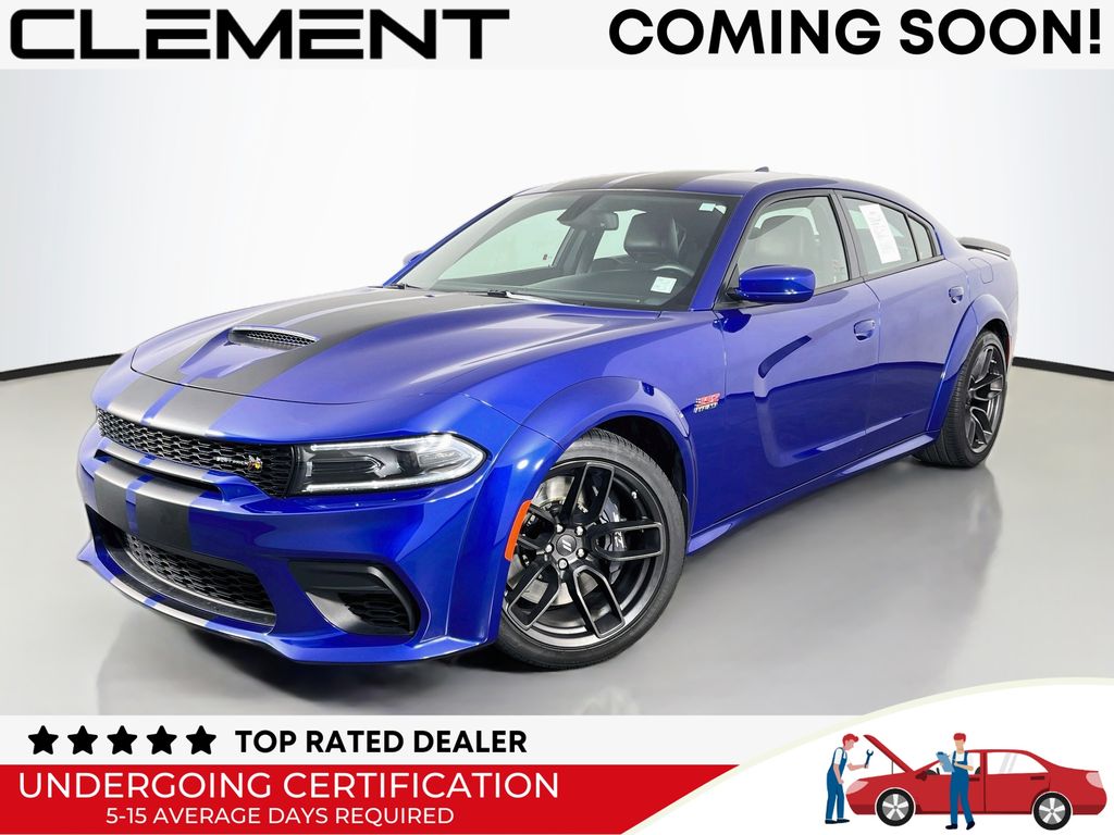 Indigo Blue 2022 Dodge Charger Sedan Rear-Wheel Drive 8-Speed Automatic