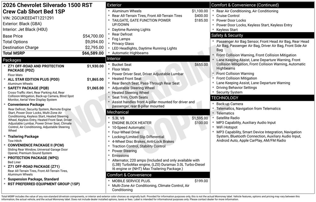 New 2026 Chevrolet Silverado 1500 Truck
