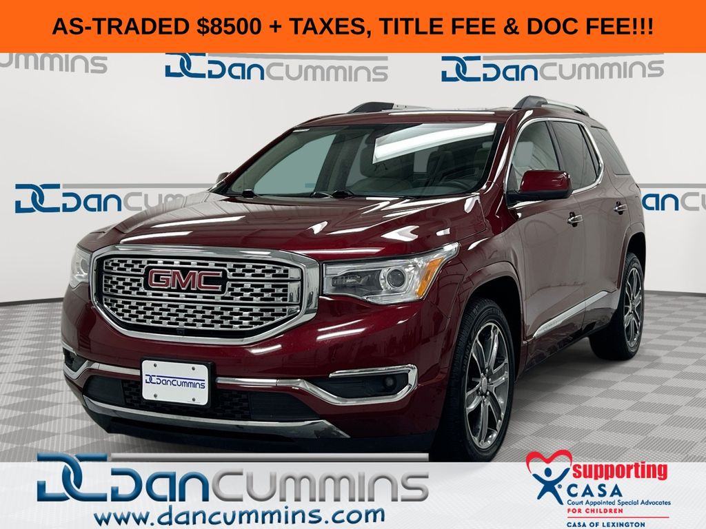 Crimson Red Tintcoat 2017 GMC Acadia SUV / Crossover Four-Wheel Drive 6-Speed Automatic