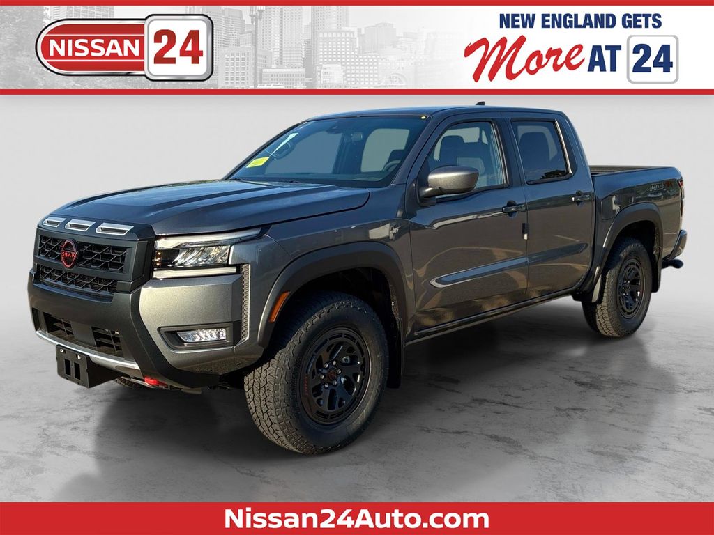 Gray (Gun Metallic) 2026 Nissan Frontier Pickup Truck Four-Wheel Drive 9-Speed Automatic Overdrive