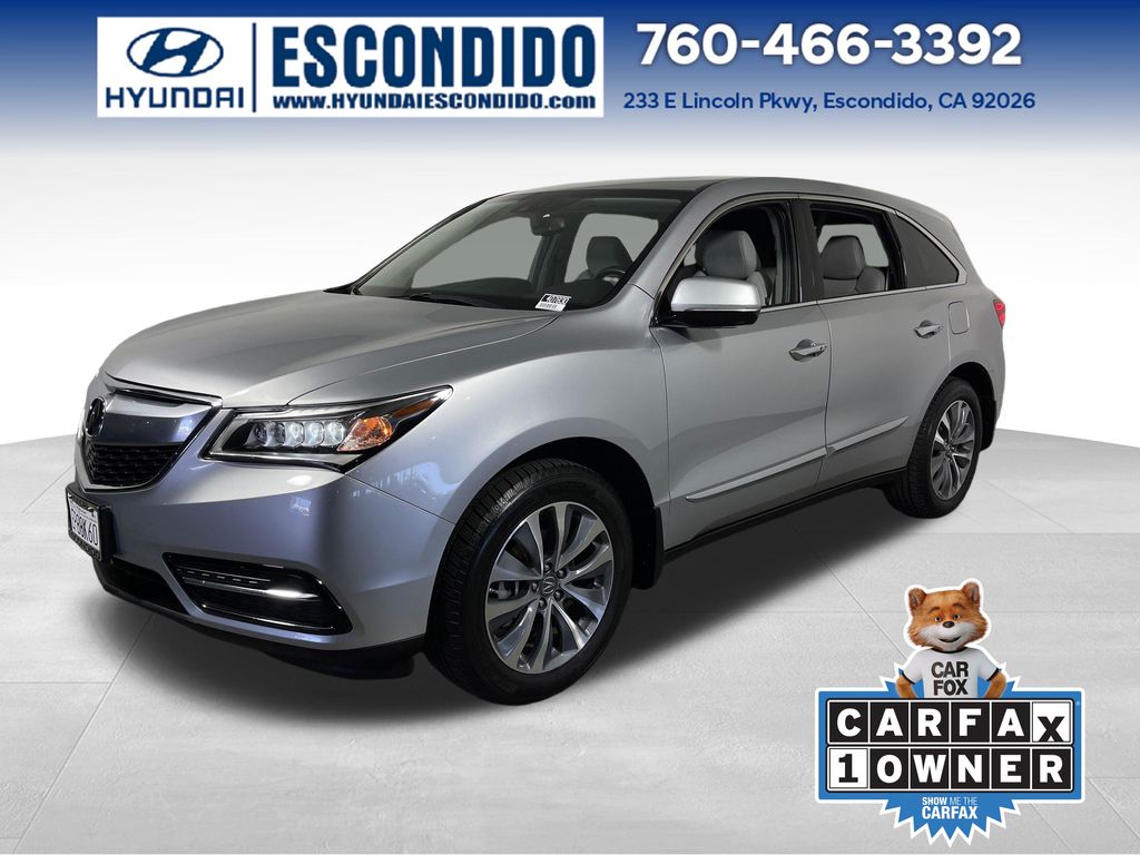 Silver 2014 Acura MDX SUV / Crossover All-Wheel Drive 6-Speed Automatic