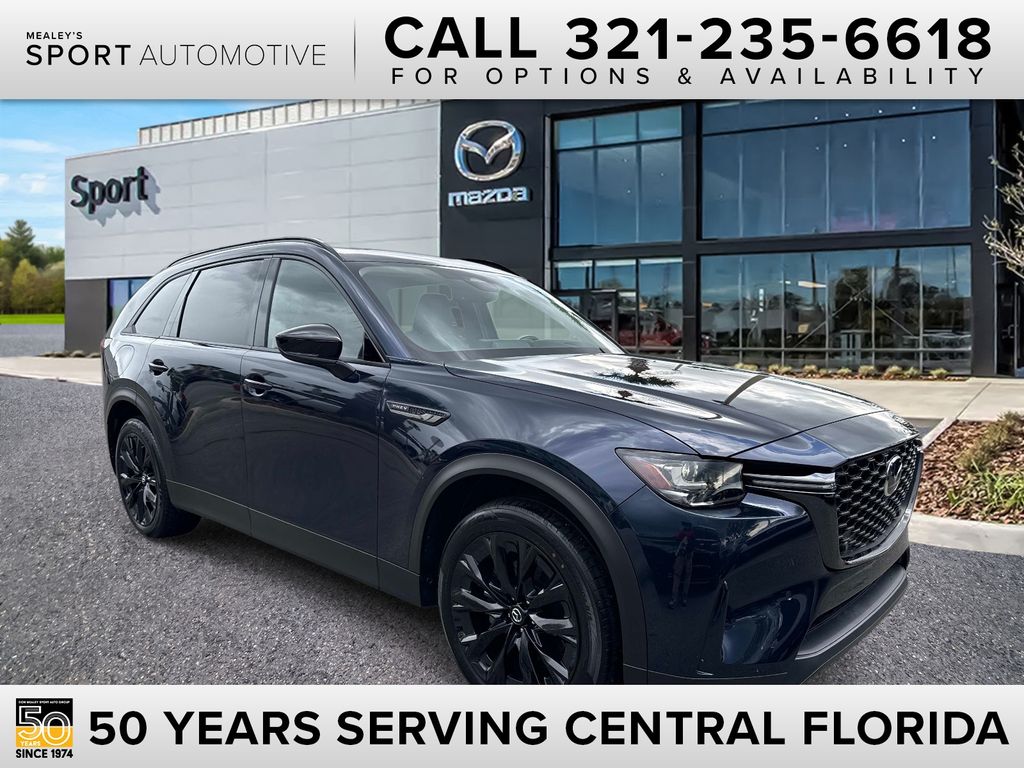 Deep Crystal Blue Mica 2025 Mazda CX-90 PHEV Premium Sport AWD SUV / Crossover All-Wheel Drive 8-Speed Automatic