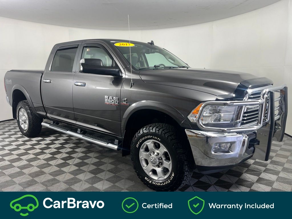 Gray (Granite Crystal Metallic Clearcoat) 2017 RAM 2500 Pickup Truck Four-Wheel Drive 6-Speed Automatic