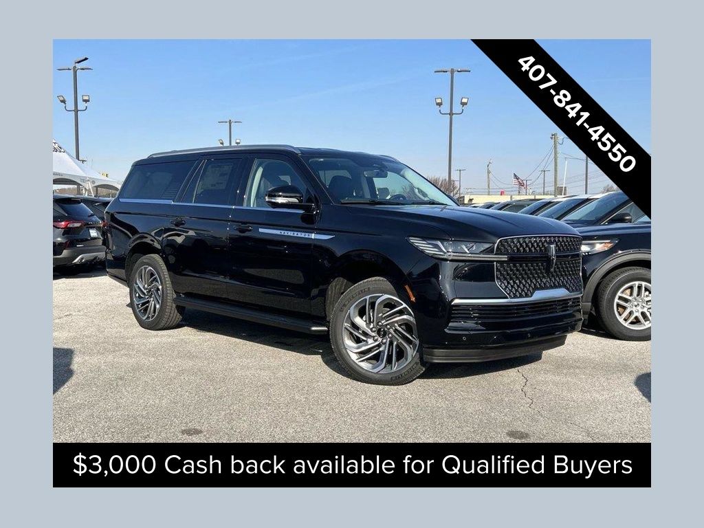 Black Metallic 2026 Lincoln Navigator SUV / Crossover Four-Wheel Drive Automatic