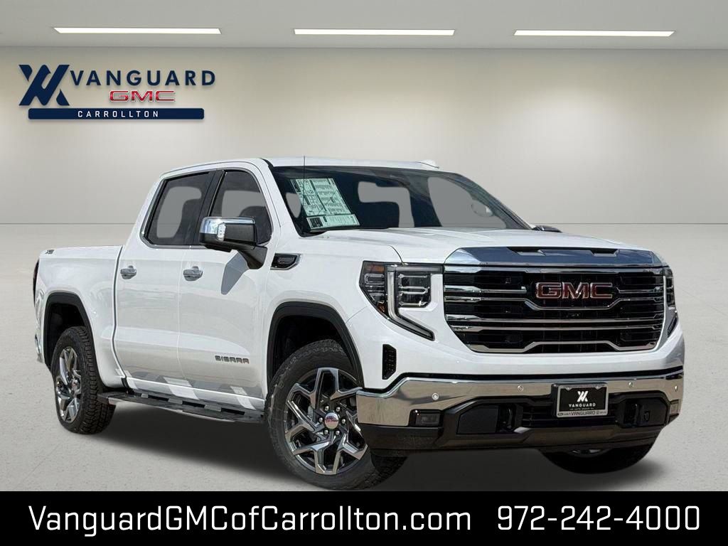 Glacier White Tricoat 2026 GMC Sierra 1500 Pickup Truck Four-Wheel Drive Automatic