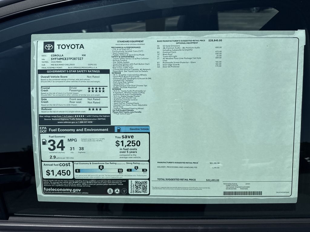 New 2026 Toyota Corolla Sedan