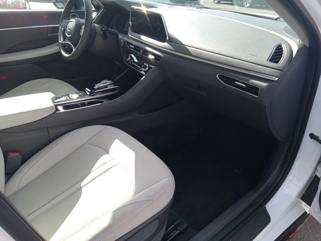2023 Serenity White Hyundai Sonata SEL FWD Sedan