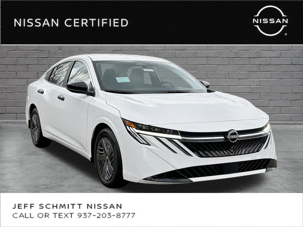 White (Fresh Powder) 2026 Nissan Sentra Sedan Front-Wheel Drive Continuously Variable Transmission