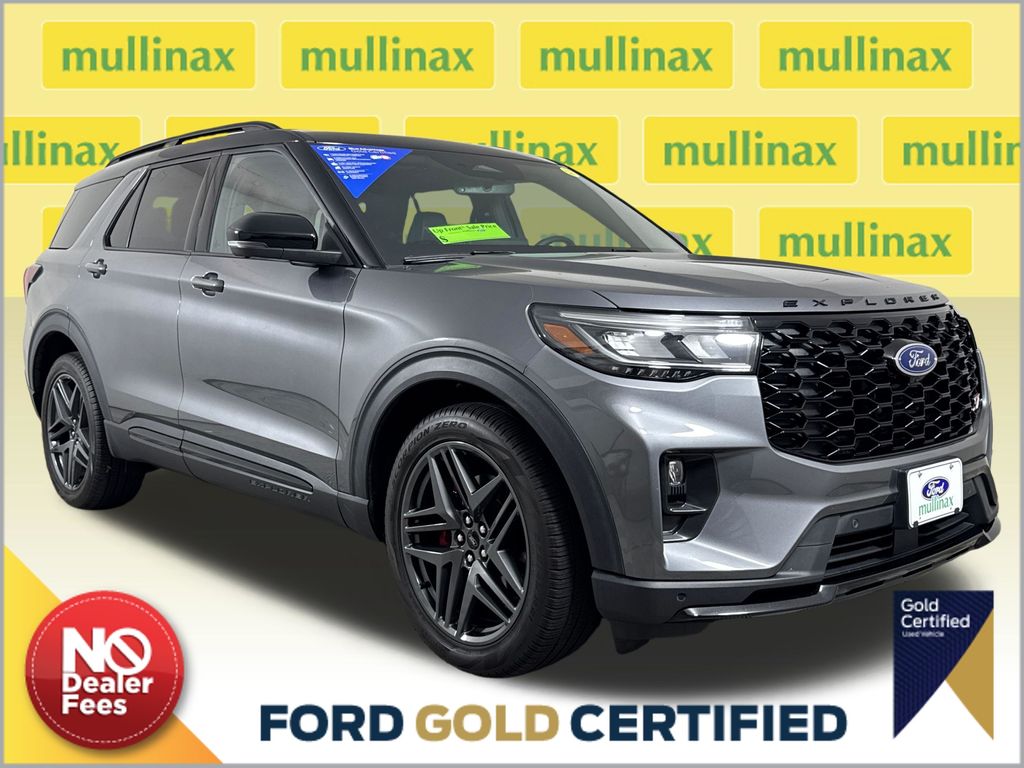 Carbonized Gray Metallic 2025 Ford Explorer SUV / Crossover All-Wheel Drive Automatic