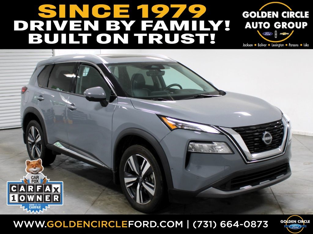 Boulder Gray Pearl 2023 Nissan Rogue SL FWD SUV / Crossover Front-Wheel Drive Continuously Variable Transmission