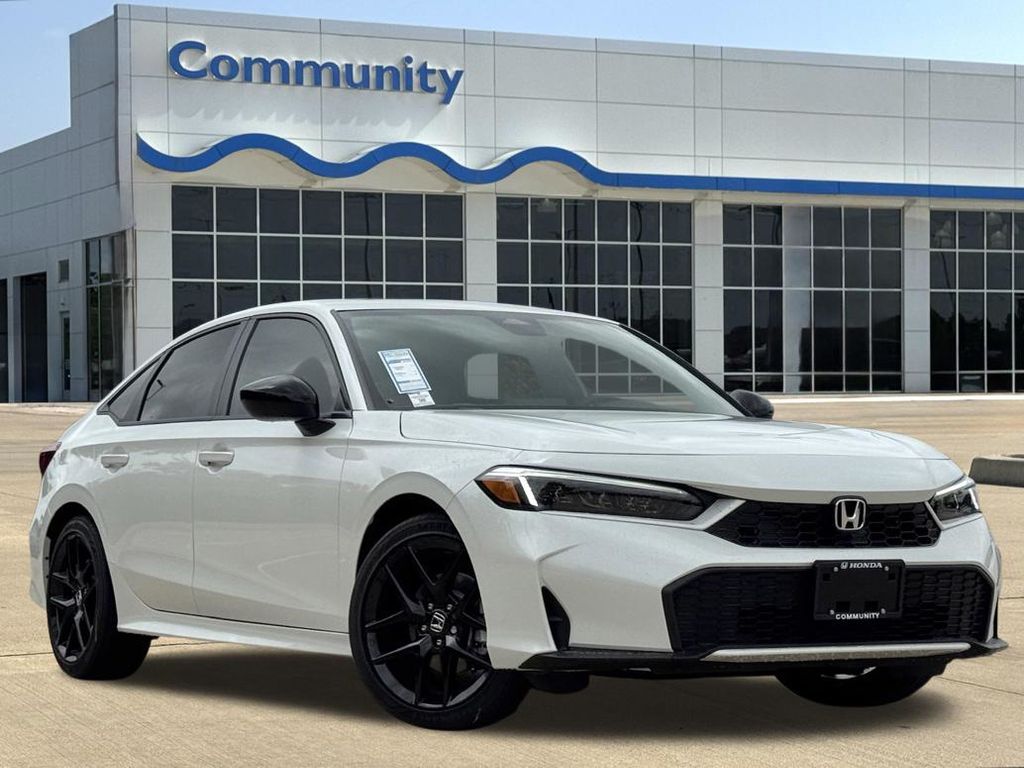 2026 Honda Civic Hybrid Sport White at Community Honda