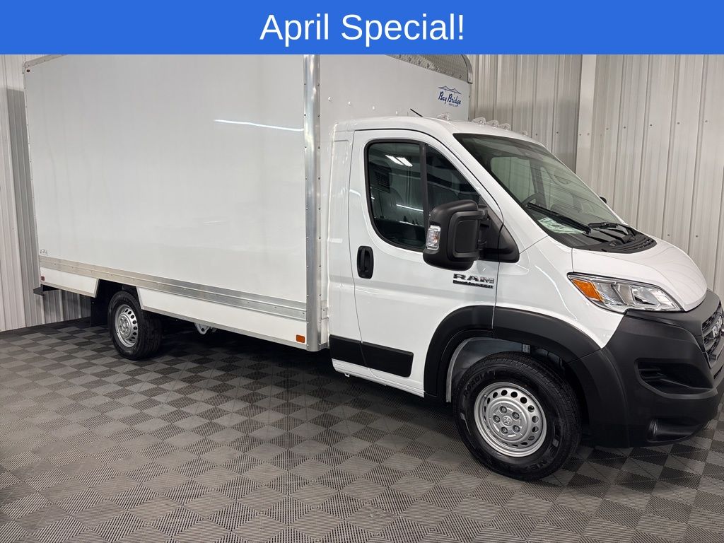 Bright White Clearcoat 2025 RAM ProMaster Chassis 9-Speed Automatic
