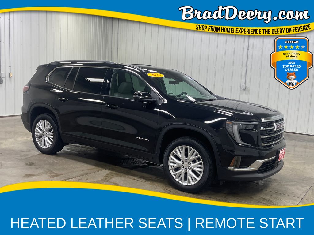 Black (Ebony Twilight Metallic) 2026 GMC Acadia SUV / Crossover Front-Wheel Drive 8-Speed Automatic
