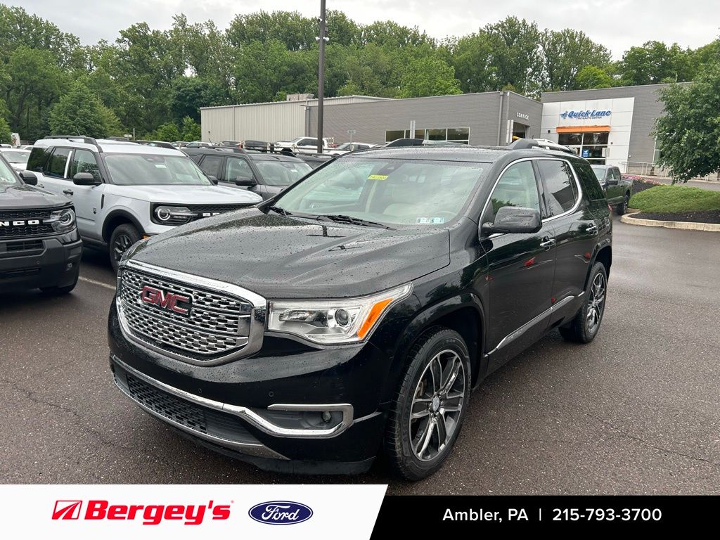 Black (Ebony Twilight Metallic) 2019 GMC Acadia Denali AWD SUV / Crossover Four-Wheel Drive 6-Speed Automatic