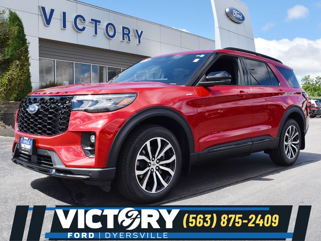 Rapid Red Metallic TC 2026 Ford Explorer SUV / Crossover All-Wheel Drive Automatic