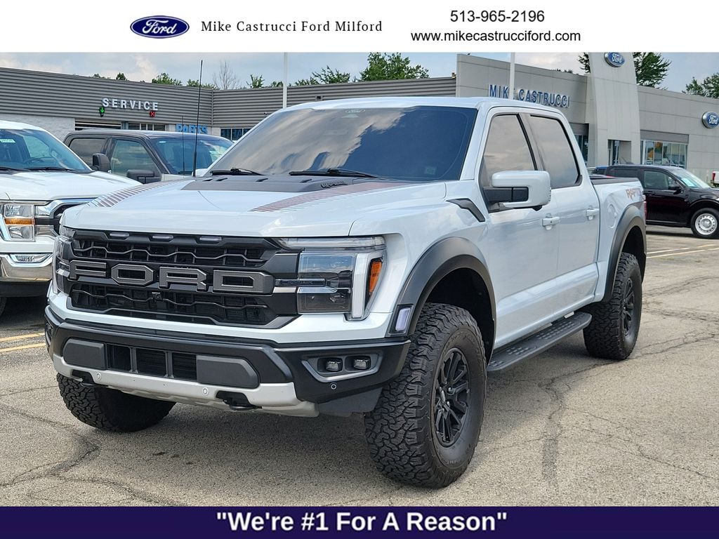 White Metallic 2025 Ford F-150 Pickup Truck Four-Wheel Drive Automatic