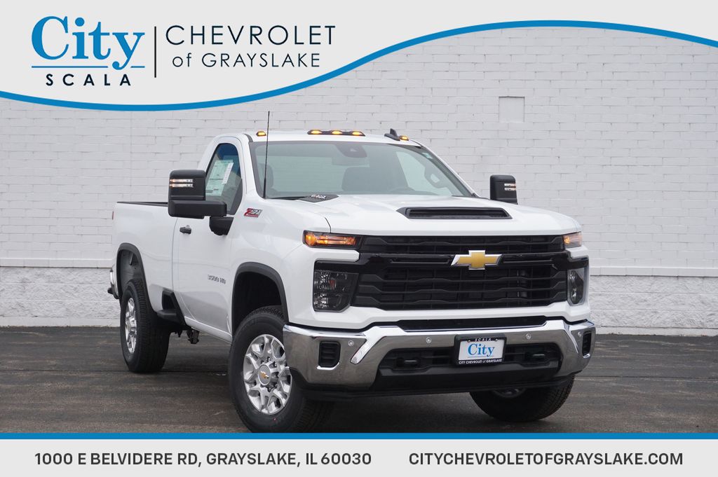 Summit White 2026 Chevrolet Silverado 3500HD Work Truck Regular Cab LB 4WD Pickup Truck Four-Wheel Drive Automatic