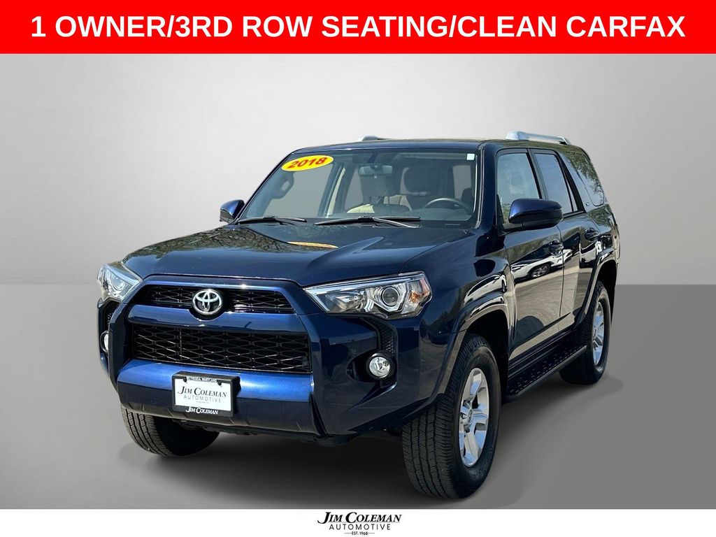 Nautical Blue Metallic 2018 Toyota 4Runner SR5 4WD SUV / Crossover Four-Wheel Drive 5-Speed Automatic Overdrive