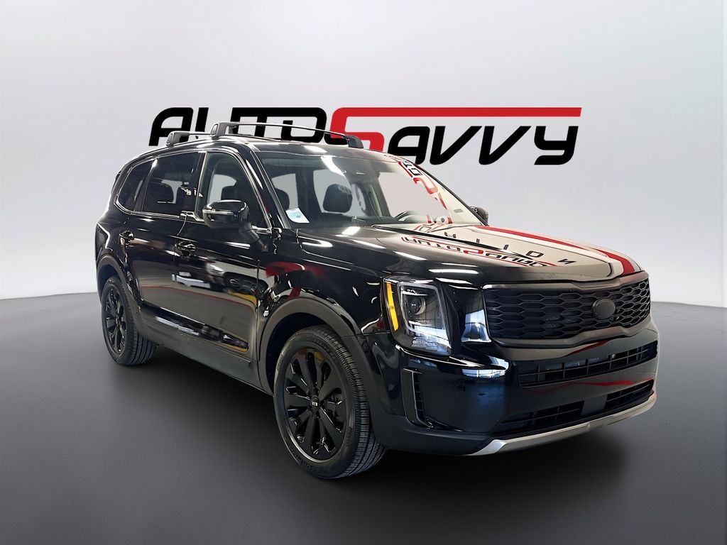 Ebony Black 2021 Kia Telluride SUV / Crossover All-Wheel Drive 8-Speed Automatic