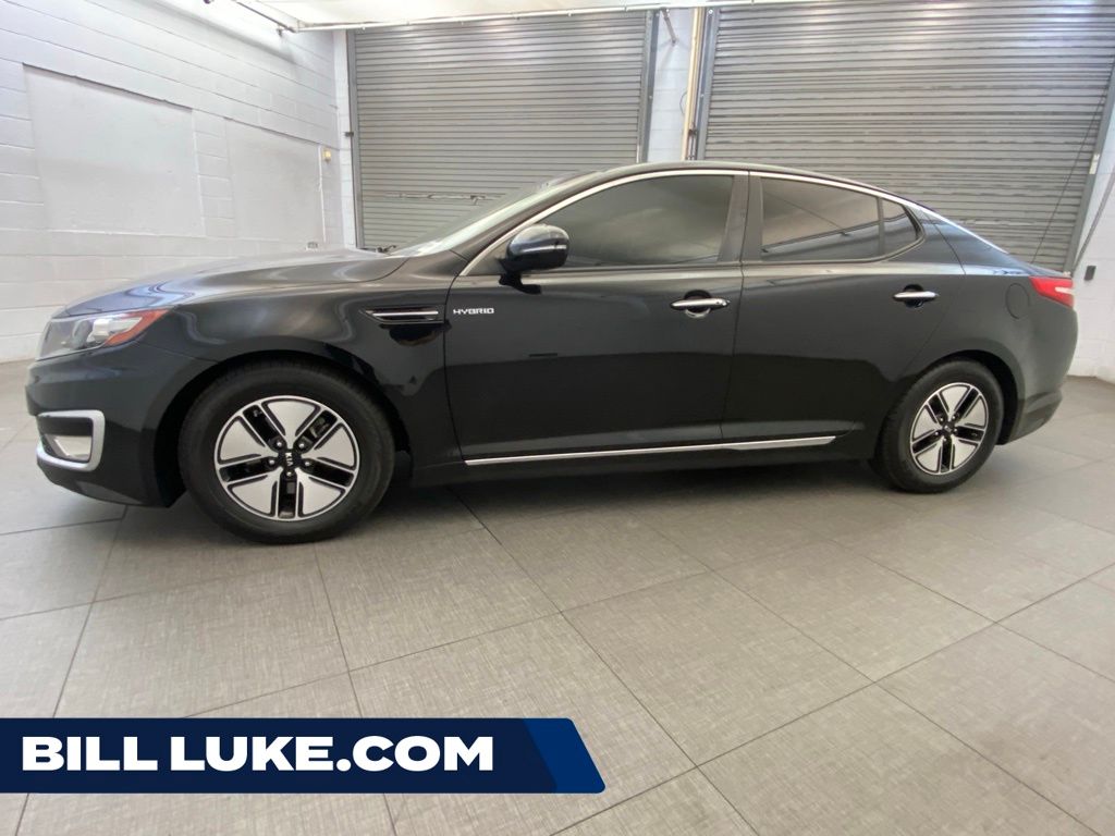Aurora Black 2013 Kia Optima Hybrid Sedan Front-Wheel Drive 6-Speed Automatic