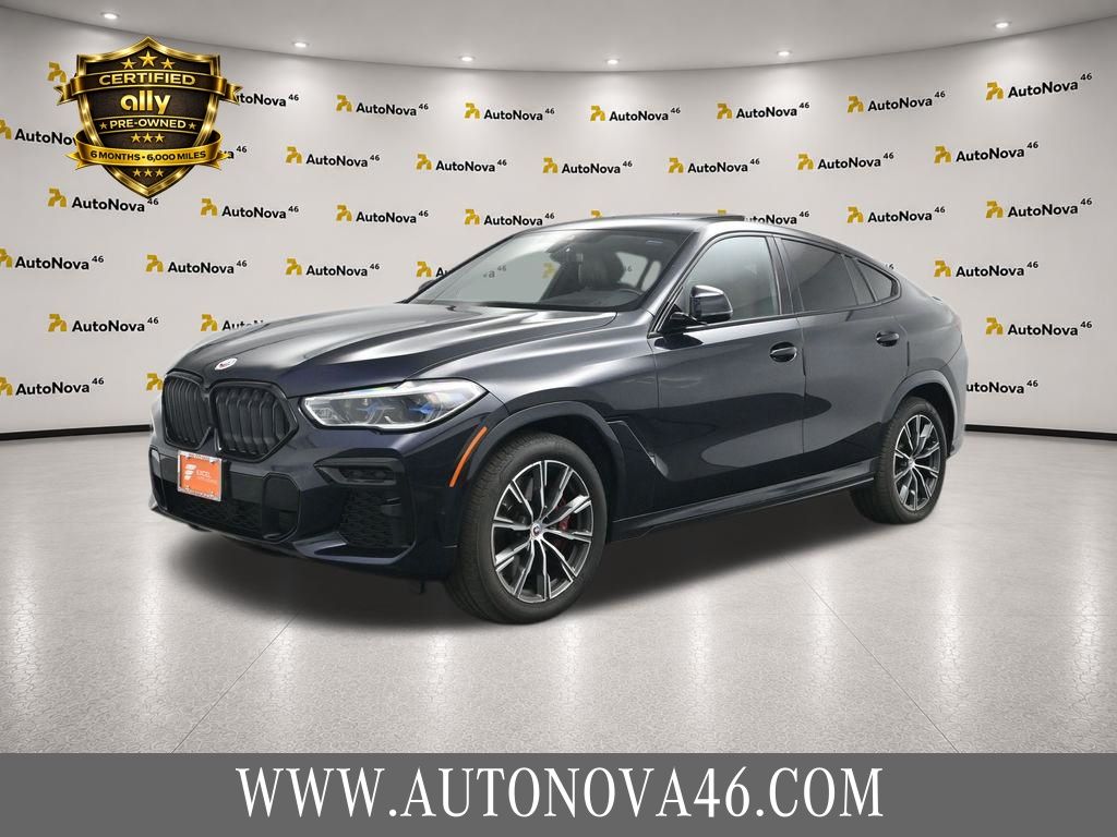 Carbon Black Metallic 2023 BMW X6 SUV / Crossover All-Wheel Drive 8-Speed Automatic