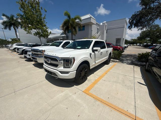 Star White Metallic Tri-Coat 2021 Ford F-150 Pickup Truck Four-Wheel Drive Automatic