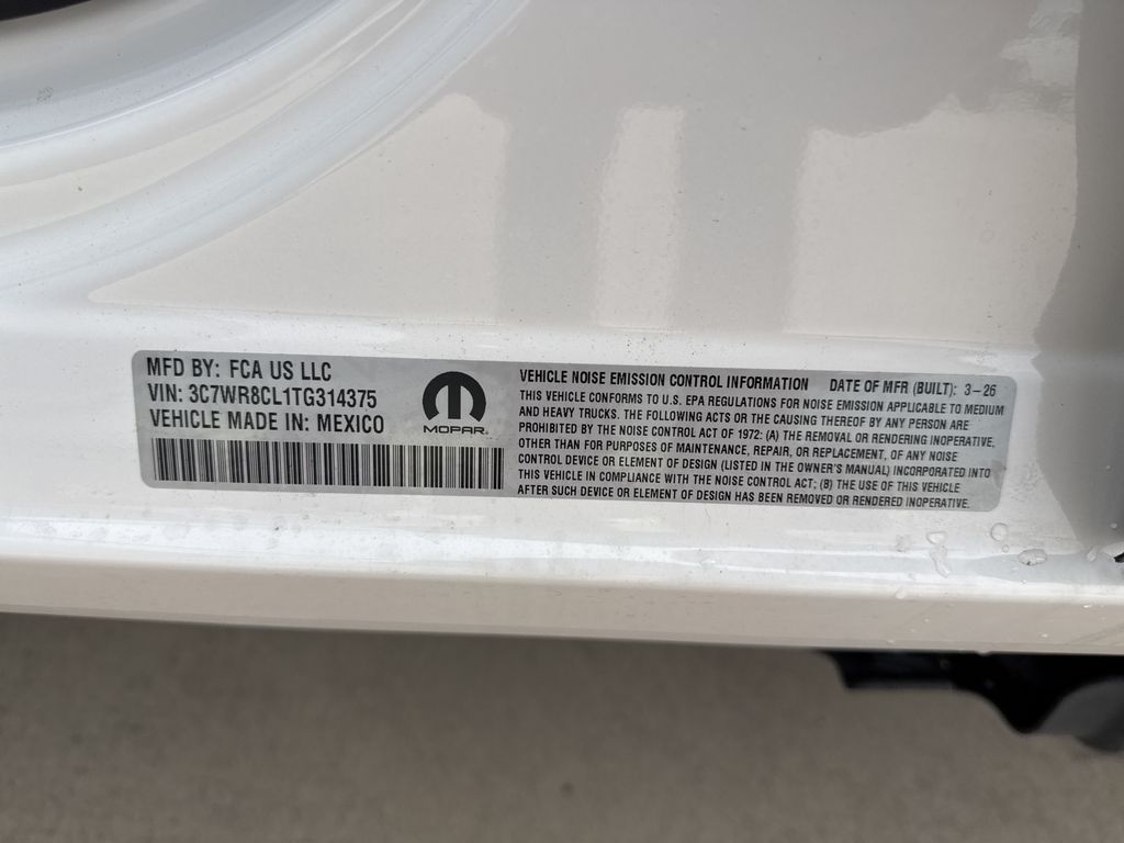 2026 Ram 3500 Tradesman White at Big Star Chrysler Jeep Dodge Ram 
