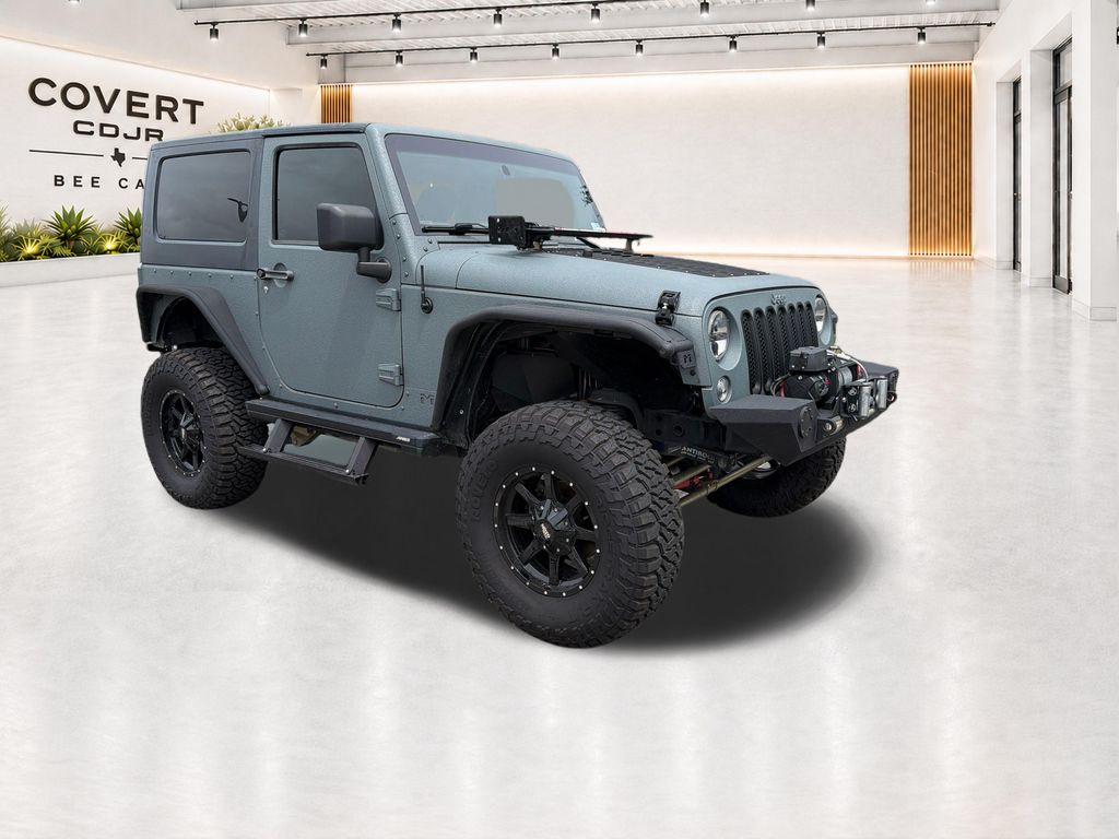 Bright White Clearcoat 2015 Jeep Wrangler SUV / Crossover Four-Wheel Drive 6-Speed Manual