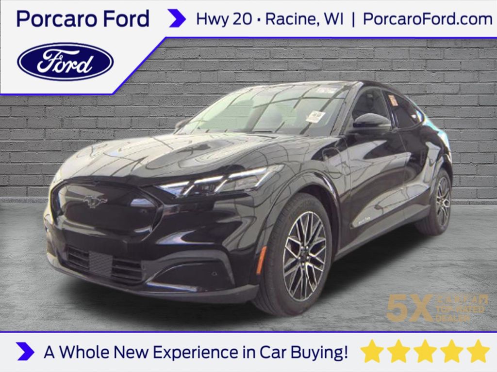 Shadow Black 2025 Ford Mustang Mach-E SUV / Crossover All-Wheel Drive Automatic