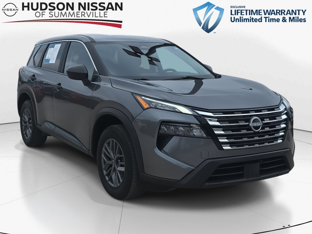 2024 Gun Metallic Nissan Rogue S FWD SUV