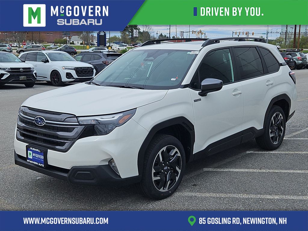 Crystal White Pearl 2026 Subaru Forester Hybrid SUV / Crossover All-Wheel Drive Continuously Variable Transmission